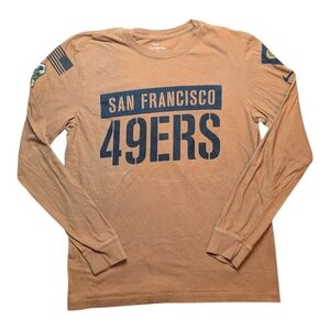 Nike San Francisco 49ers Long Sleeve T-shirt Men's Size Medium